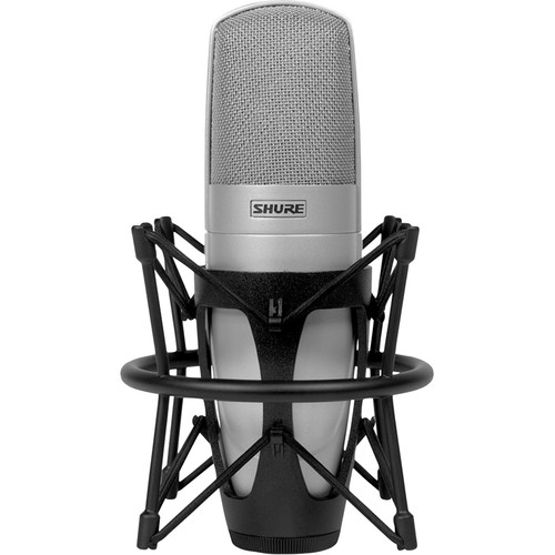 Shure KSM32/SL Embossed Single-Diaphragm Cardioid Condenser Studio Microphone, Champagne