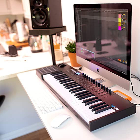 Alesis VI49 - 49 Key USB MIDI Keyboard Controller with, 16 Drum Pads, 12 Assignable Knobs, 36 Buttons and 5-Pin MIDI Out, Production Software Included - Image 2