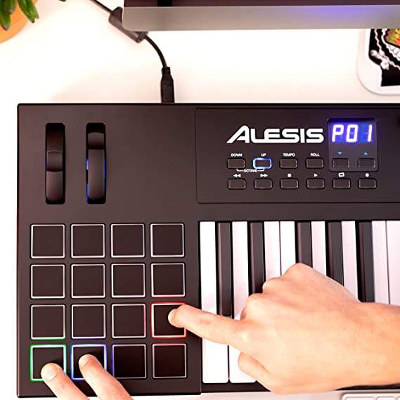 Alesis VI49 - 49 Key USB MIDI Keyboard Controller with, 16 Drum Pads, 12 Assignable Knobs, 36 Buttons and 5-Pin MIDI Out, Production Software Included - Image 3