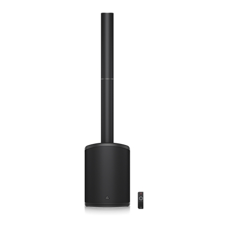 Behringer C210 200 Watt Powered Column Loudspeaker with an 8" Subwoofer, 4 High Frequency Drivers, Bluetooth Audio Streaming, LED Lighting and Remote Control - Image 2