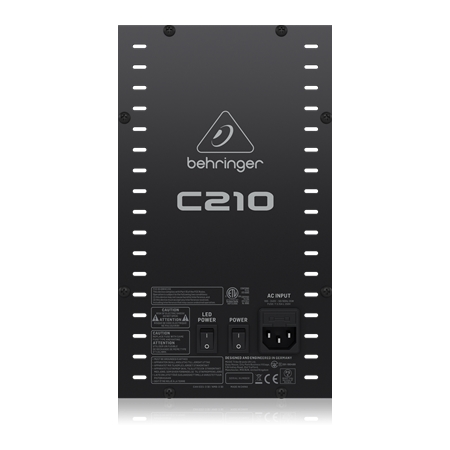 Behringer C210 200 Watt Powered Column Loudspeaker with an 8" Subwoofer, 4 High Frequency Drivers, Bluetooth Audio Streaming, LED Lighting and Remote Control - Image 3
