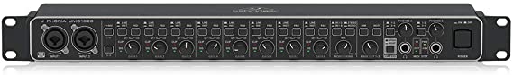 Behringer U-PHORIA UMC1820 Audiophile 18x20, 24-Bit/96 kHz USB Audio/MIDI Interface with Midas Mic Preamplifiers - Image 3