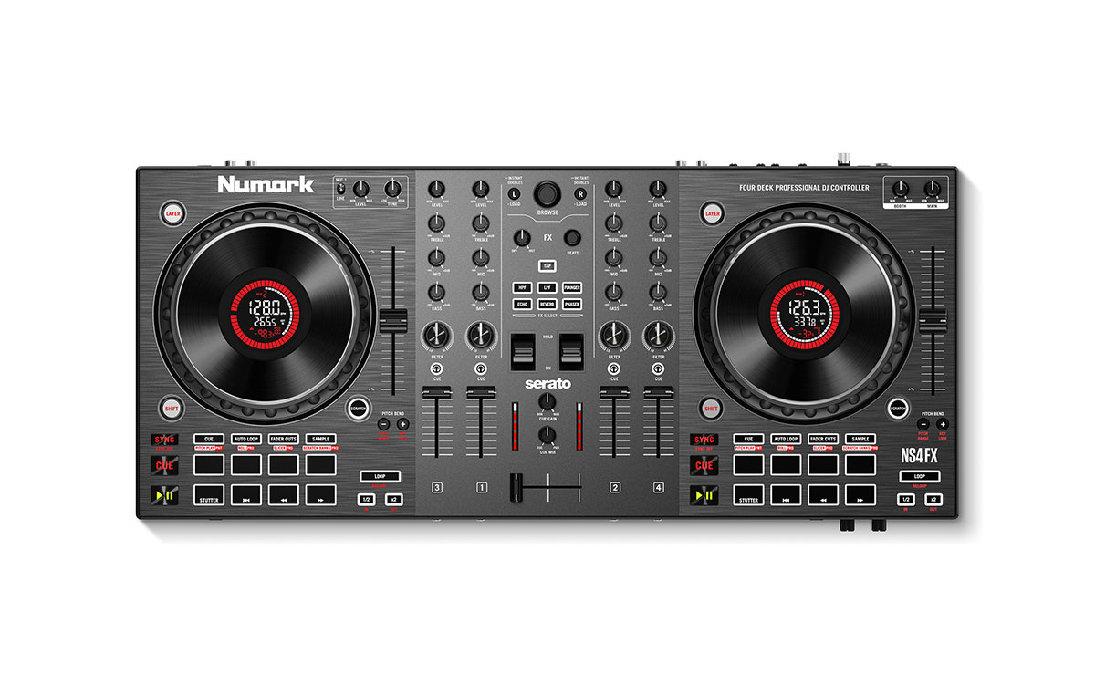 Numark NS4FX Professional 4Deck DJ Controller - Image 4