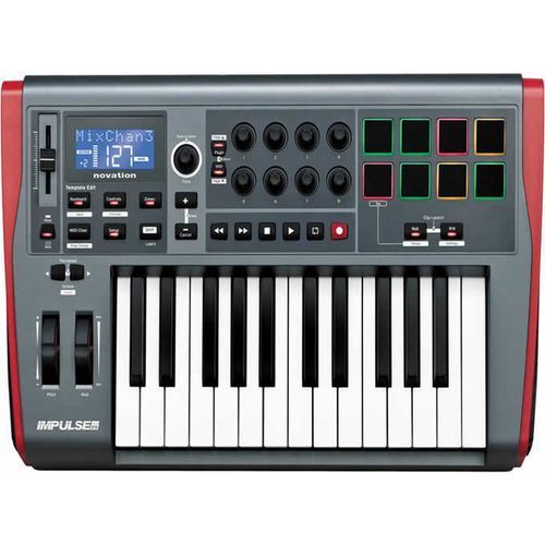 Novation Impulse 25 USB Midi Controller Keyboard, 25 Keys