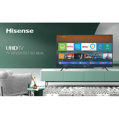 Hisense 65''Smart UHD 4K TV+Netflix,Youtube,Prime Video APP