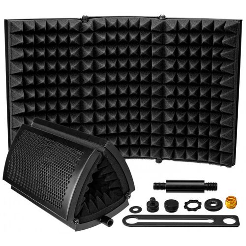 Adjustable Microphone Isolation Shield With Pop Filter - Image 2