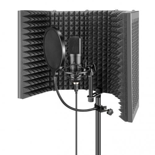 Professional foldable metal vocal booth