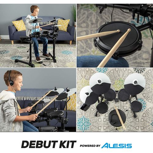 Alesis Debut Kit – Kids Drum Set With 4 Mesh Electric Drum Set Pads - Image 7