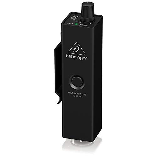 Behringer Headphone amplifier Battery powered In-ear P2 black POWERPLAY P2 - Image 3