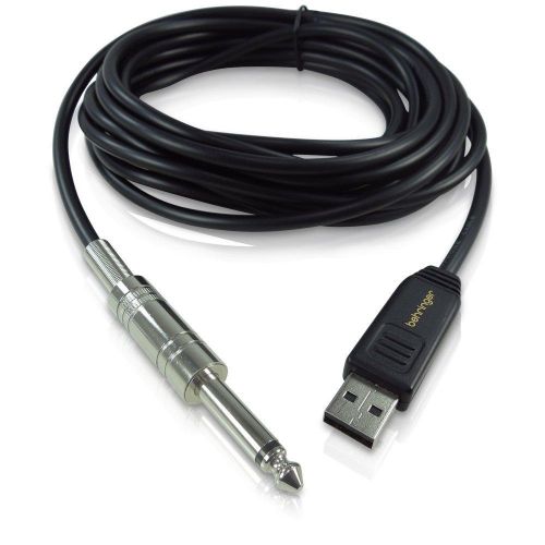 Behringer Guitar / Bass USB Audio Interface Cable GUITAR 2 USB