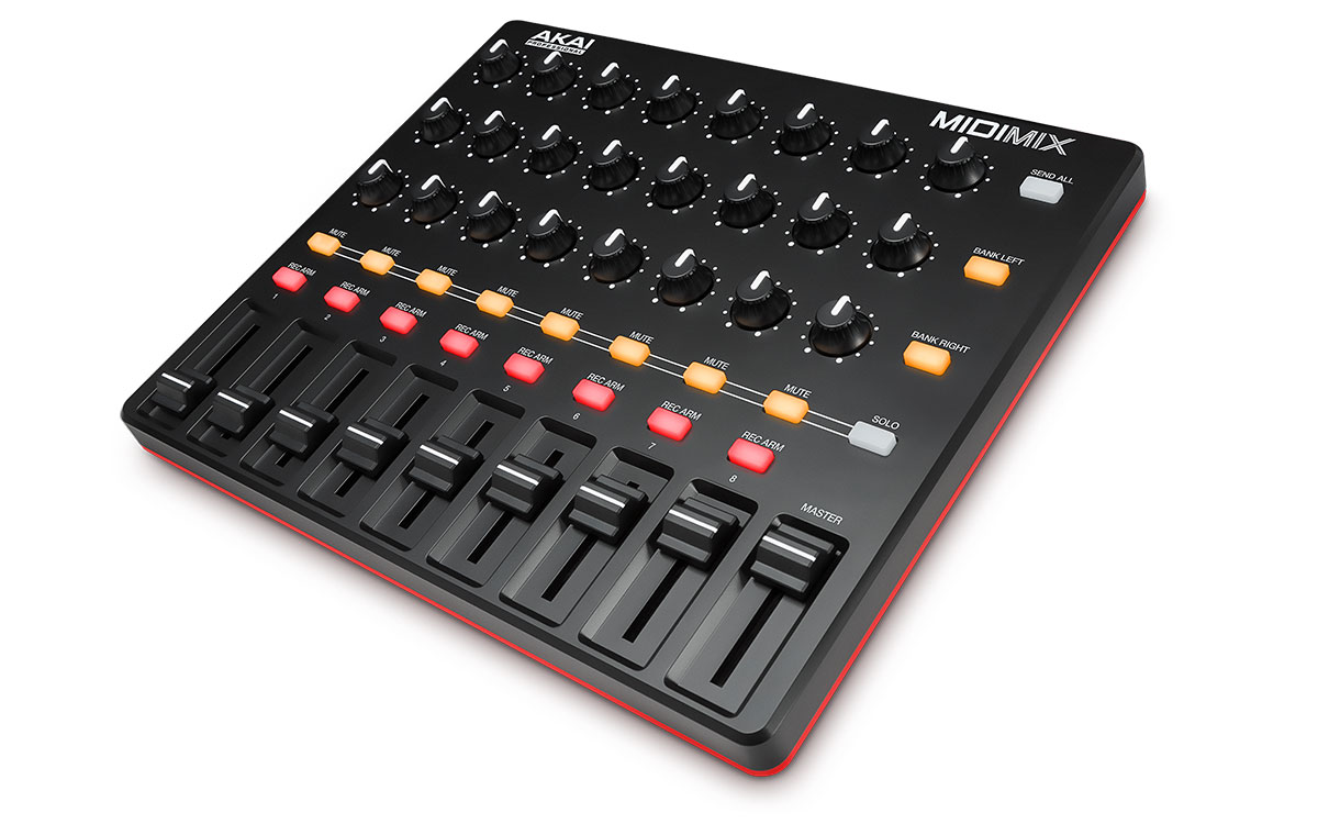 AKAI Professional high performance USB MIDI mixer DAW controller MIDDAY MIX