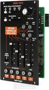 Behringer Analog Synthesizer Eurorack Module Eurorack Compatible Analog VCO Module 2600 Circuit Reproduction 2600-VCO Black - Image 6