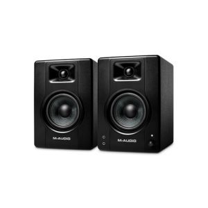 M Audio BX4 - 120-Watt Powered Desktop Computer Speakers / Studio Monitors For Music Production