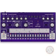Behringer Analog Drum Machine USB / DIN MIDI Compatible 16-Step Sequencer with Analog Distortion RD-6-GP