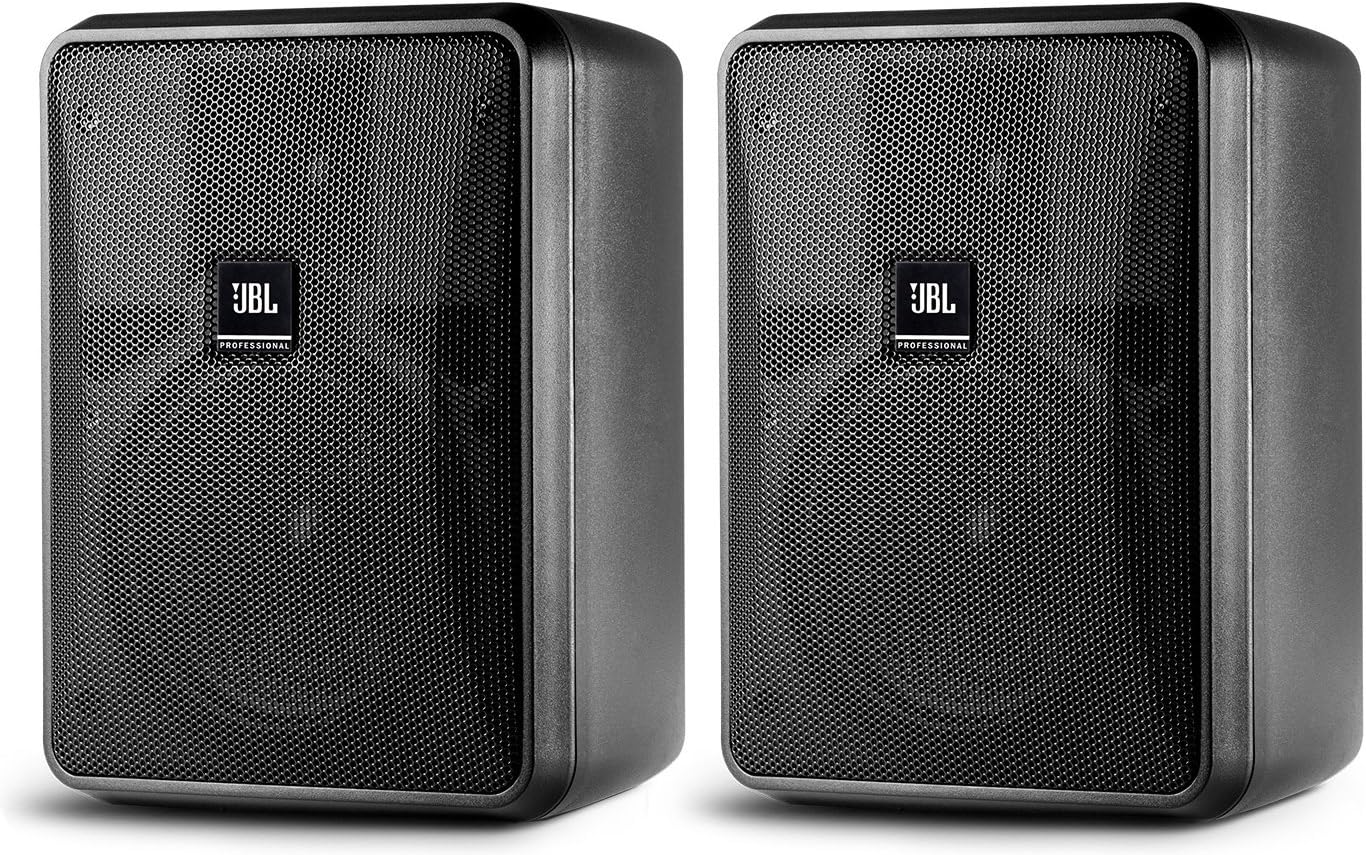 JBL Control 23-1 | Ultra Compact 3inch Two Way Vented Loudspeaker Black Pair
