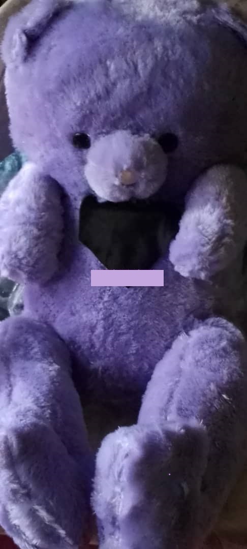 Original Imported Cute Teddy Bear Size: 50cm Colour: Purple