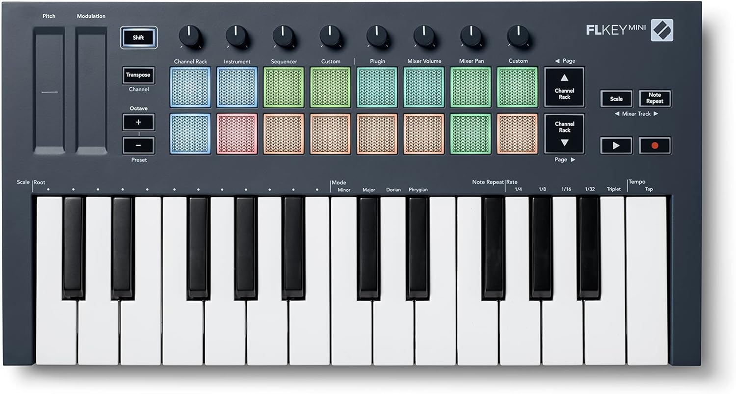 Novation FLkey Mini Compact MIDI Keyboard for FL Studio