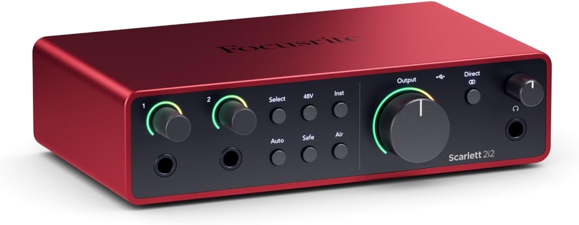 Focusrite Scarlett 2i2 Audio Interface (4th gen) And T5V Bundle - Image 3