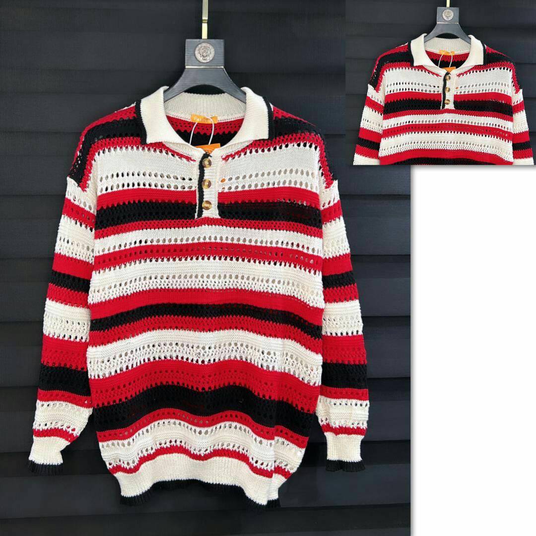 COLAR COZY SWEATER . COLOURS : Available in all colours . - Image 4