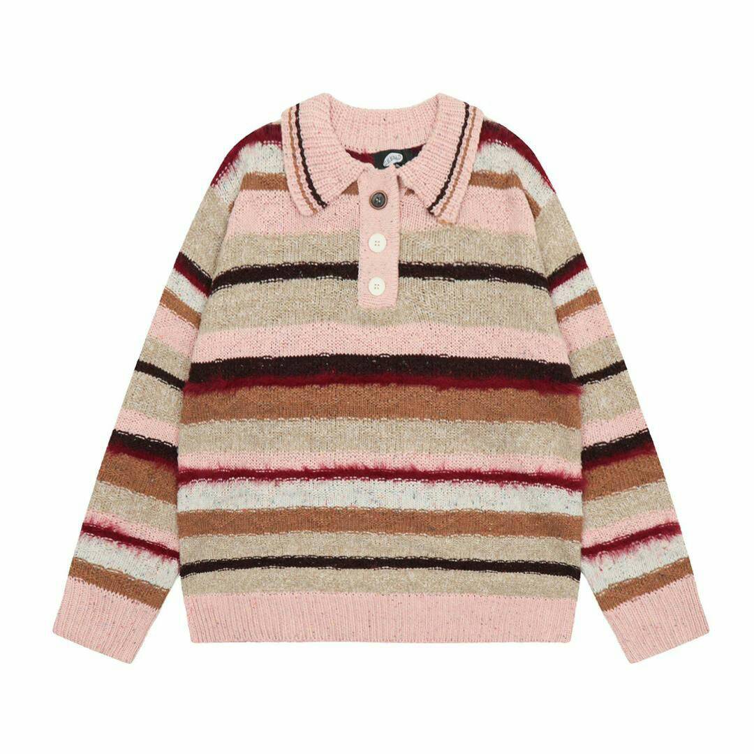 COLAR COZY SWEATER . COLOURS : Available in all colours . - Image 5