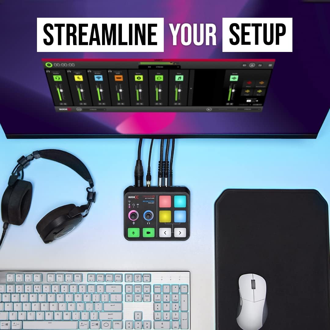 RØDE X Streamer X Professional Integrated Audio Interface and 4K Video Capture Card with XLR, HDMI and TRRS Connectivity for Streaming, Gaming and Content Creation - Image 7