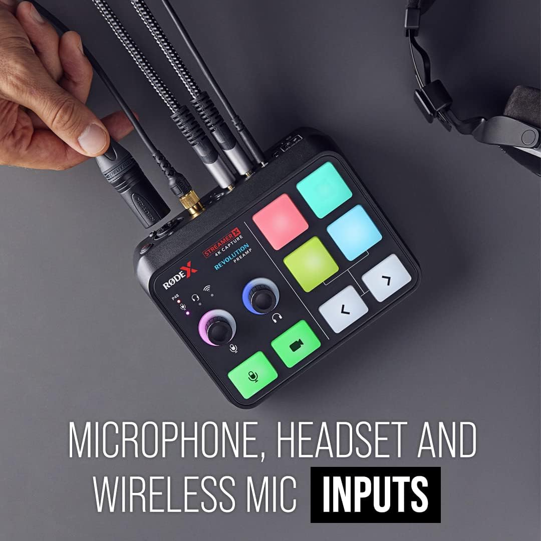 RØDE X Streamer X Professional Integrated Audio Interface and 4K Video Capture Card with XLR, HDMI and TRRS Connectivity for Streaming, Gaming and Content Creation - Image 5