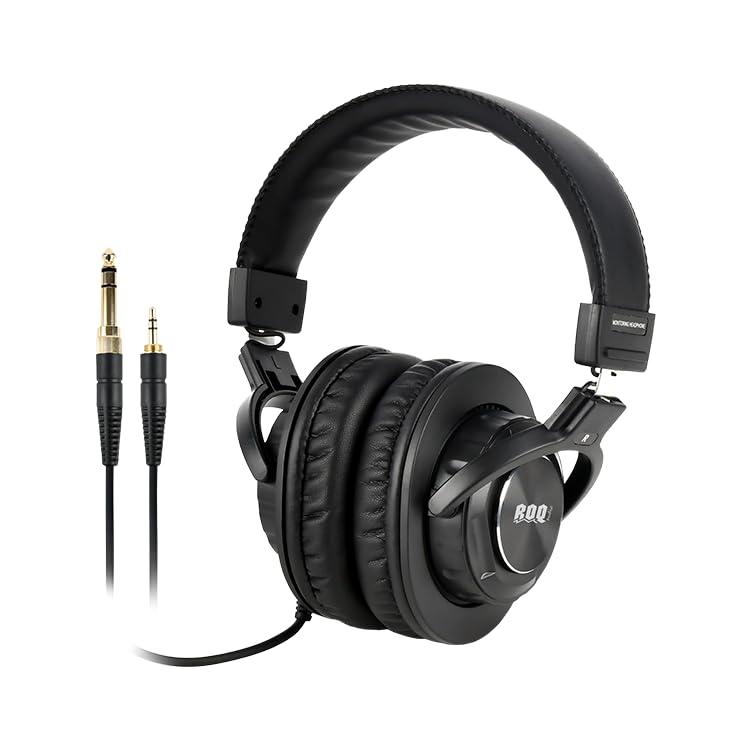 ROQ Audio Closed Back Headphones (BEQ5), Black - Image 2